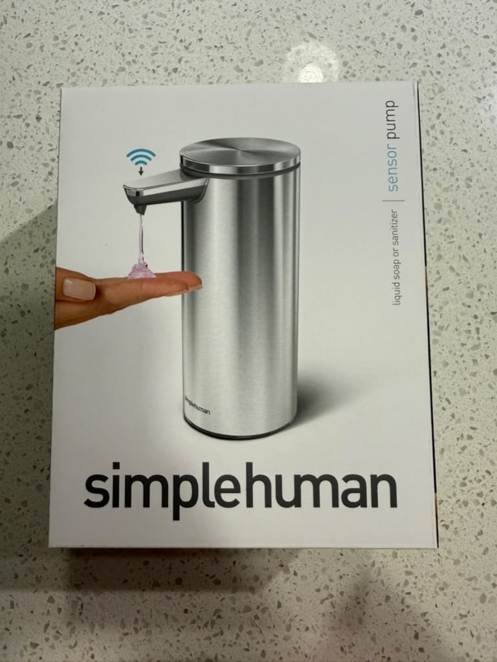 Brand New Unopened Simplehuman Stainless Steel 9fl.oz Foam Soap Sensor Dispenser